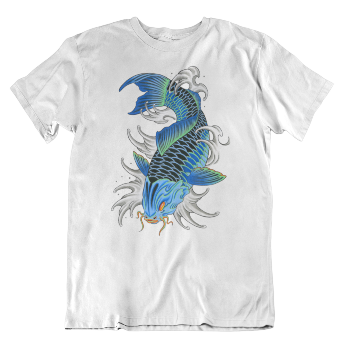 koi-fish-unisex-tee-white-artcage-tattoo-studio